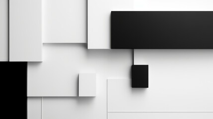 Abstract minimalistic architecture desktop wallpaper with sleek lines and monochromatic colors