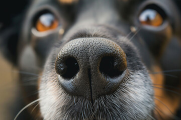 Close up dog nose, selective focus - 789300018