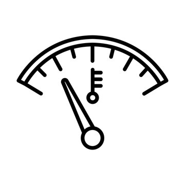 recommend clip art: Temperature line icon