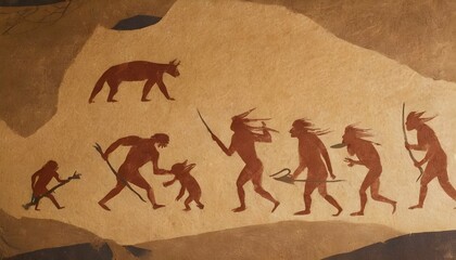 Prehistoric Era Paint A Scene From Prehistoric Ti
