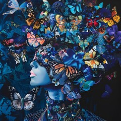 A Couture Collection Inspired by the Ethereal Beauty of Morpho Butterflies