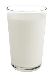 Fresh milk in a glass design element