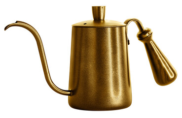 Brass drip kettle design element