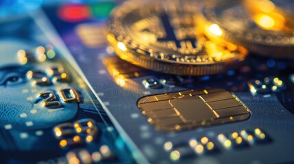  cryptocurrencies to disrupt the credit card industry  - obrazy, fototapety, plakaty