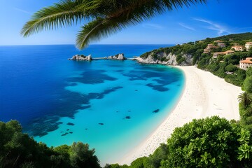 beautiful mediterranean tropical beach