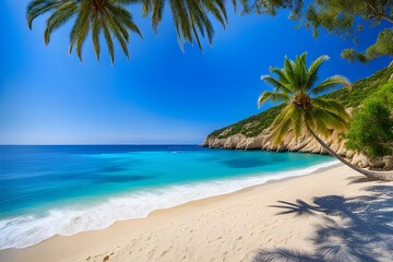 Obraz premium beautiful mediterranean tropical beach