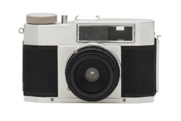 Retro analog camera design element