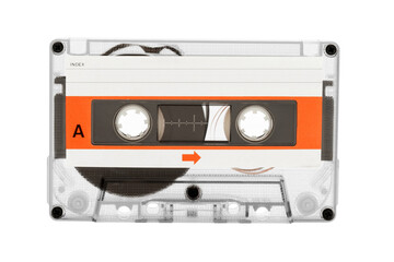Old cassette tape design element