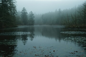 Fototapeta premium beautiful lake scenery nature professional photography