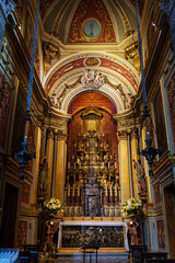 Fototapeta na wymiar Interior of the Braga Cathedral in Braga, Portugal