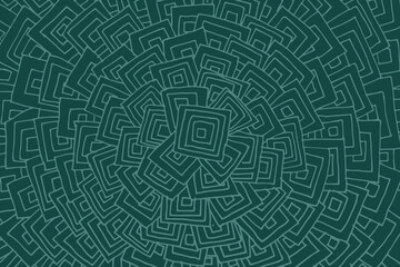 Abstract green line arts design background vector. 