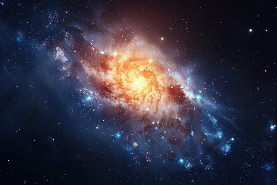 Fototapeta the universe with a stars and galaxies professional photography