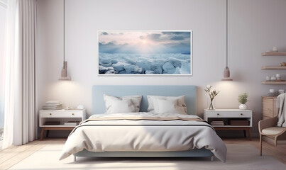 bedroom interior with bed