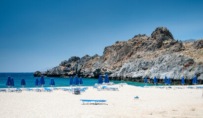 A beach in Crete, Greece
