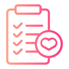 clipboard gradient icon