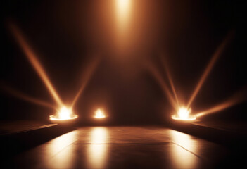 flame burning floor stage room fire ground effect backdrop dark illustration idea background spotlights shine flames burn line beautiful smoke cloud mystery