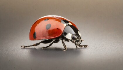 ladybug on a white background