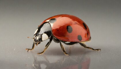 ladybug on a white background
