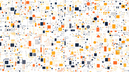 Abstract technology background. Big data visualization. Graphic concept for your design