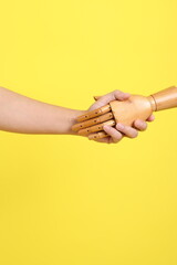 Hand of mannequin