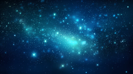 sparkling lights christmas festive light blue background with light beams