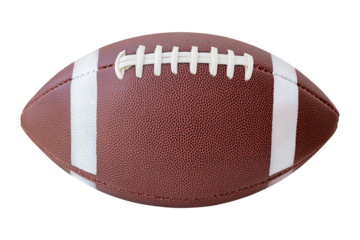 Leather American football ball design element