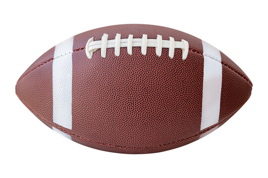 Leather American football ball design element