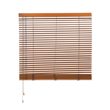 Vintage wooden blinds design element