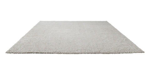 Gray fluffy floor carpet design element