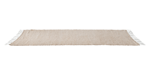 Beige fabric texture floor carpet design element