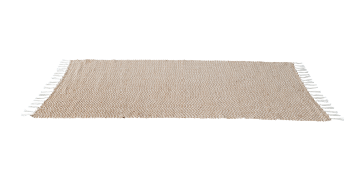 Beige fabric texture floor carpet design element