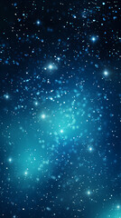 Obraz premium sparkling lights christmas festive light blue background with light beams