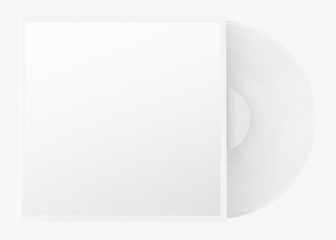 Vinyl record  png mockup, transparent design