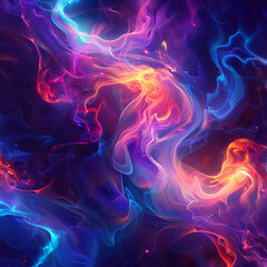 bright multi-colored abstraction streams, background, screensaver