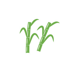 Sugarcane logo vector template symbol design
