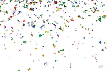 Colorful confetti patterned background design element