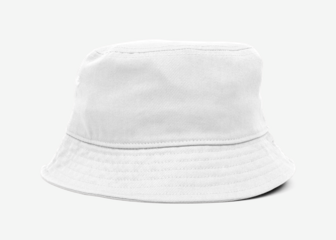 Png bucket hat transparent mockup unisex accessory