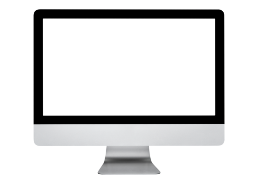 Computer monitor screen mockup png digital device