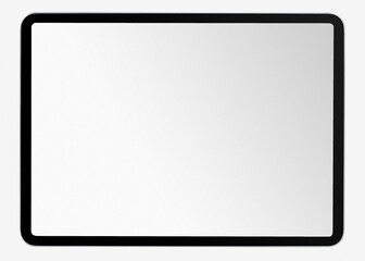Tablet screen png mockup, transparent design