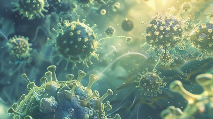 Analyze the structure of viruses and their mechanisms of infection