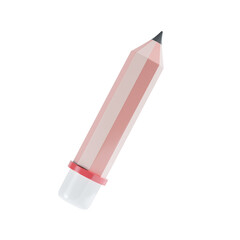 pencil 3d icon illustration