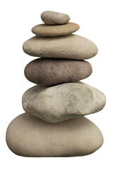 Fototapeta na wymiar Zen rocks mockup png transparent art of balance concept