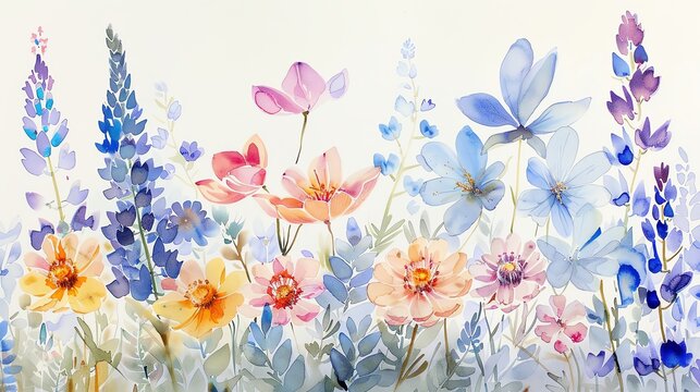 Investigate the use of watercolor painting in botanical illustration and scientific illustration