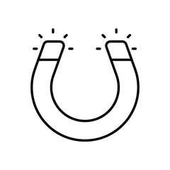 Magnet vector icon