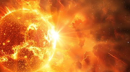 Obraz premium Sun, Outer space element