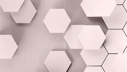 Fototapeta premium Clay Pink Abstract Creative Background Design