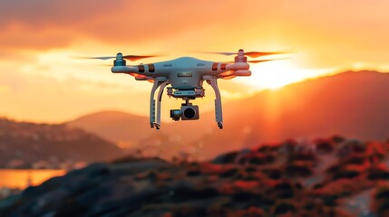 What advancements are being made in highangle drone technology specifically tailored for agricultural applications