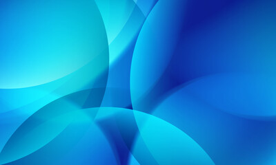 Dynamic shapes blue abstract circle background. gradient.