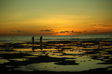 Fototapeta premium sunset on the beach