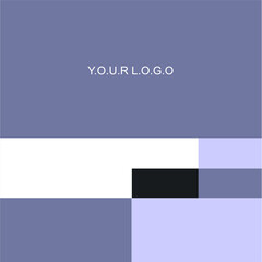 Fototapeta premium Banner logo company and your logo branding bussines